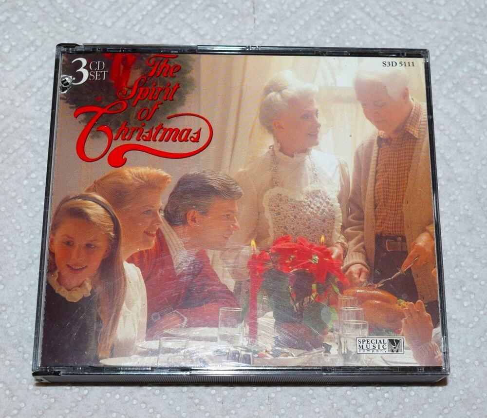 Spirit of Christmas [Special Music] by Various Artists CD 3 Discs New cut-out